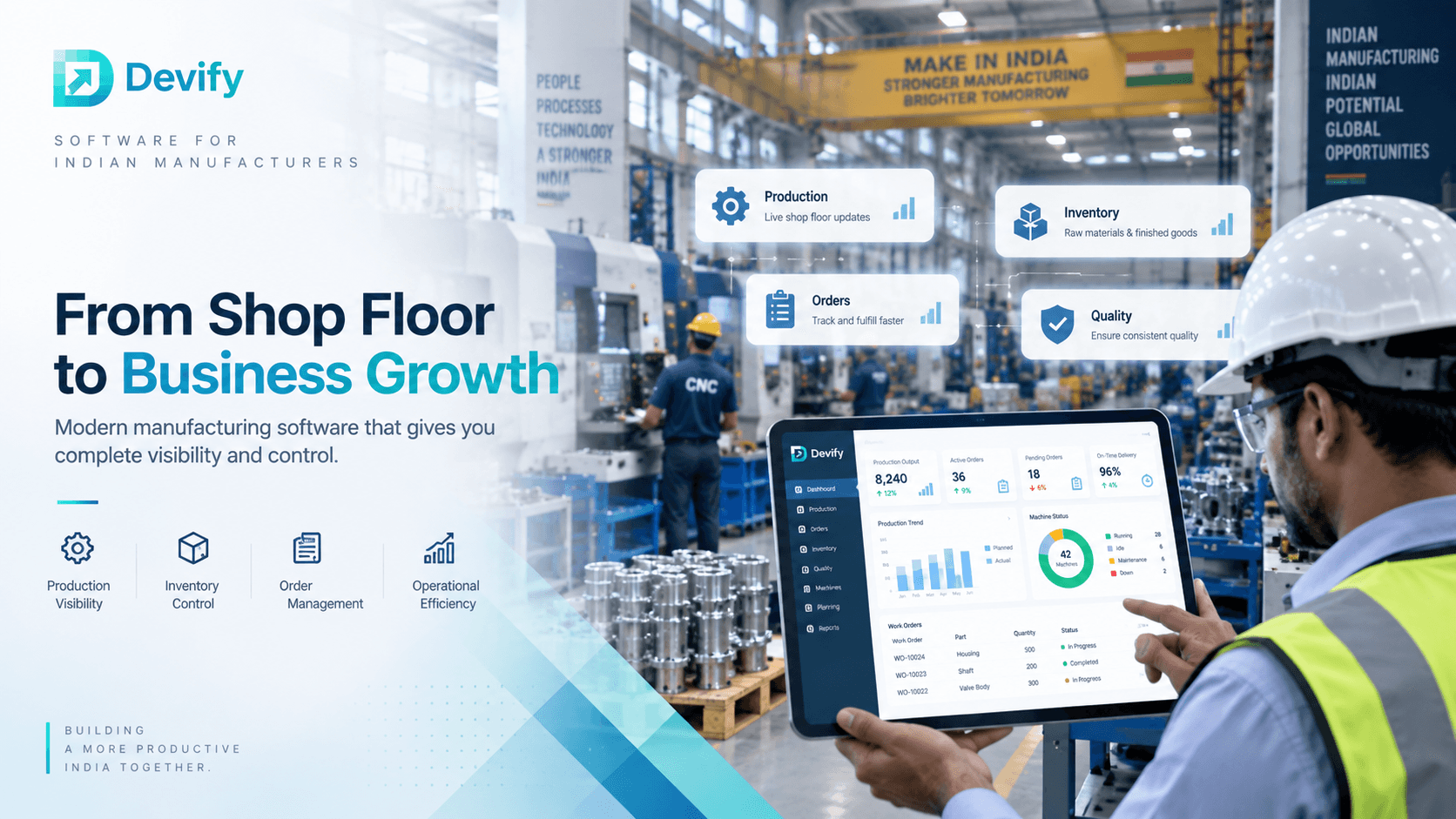 Manufacturing Software Company in India | Devify